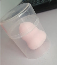 HKM-091411 Water Drop Shape Powder Puff for Smooth Makeup Application – Eco-Friendly Polyurethane Foundation Sponge – Single Pack