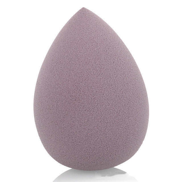 HKM-091411 Water Drop Shape Powder Puff for Smooth Makeup Application – Eco-Friendly Polyurethane Foundation Sponge – Single Pack