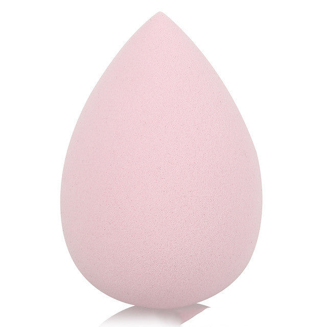 HKM-091411 Water Drop Shape Powder Puff for Smooth Makeup Application – Eco-Friendly Polyurethane Foundation Sponge – Single Pack