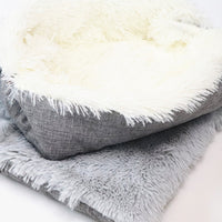 HKM-473043 Soft Fleece Pet Bed Mat for Dogs and Cats - Warm, Foldable Cushion for Cozy Sleep