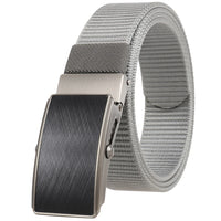 HKM-127123 Men's Leather and Nylon Belt Strap with Buckles - Model Ly36-23558-1