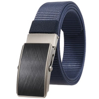 HKM-127123 Men's Leather and Nylon Belt Strap with Buckles - Model Ly36-23558-1
