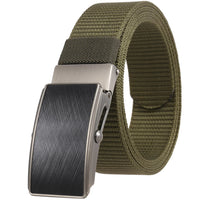 HKM-127123 Men's Leather and Nylon Belt Strap with Buckles - Model Ly36-23558-1