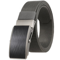 HKM-127123 Men's Leather and Nylon Belt Strap with Buckles - Model Ly36-23558-1