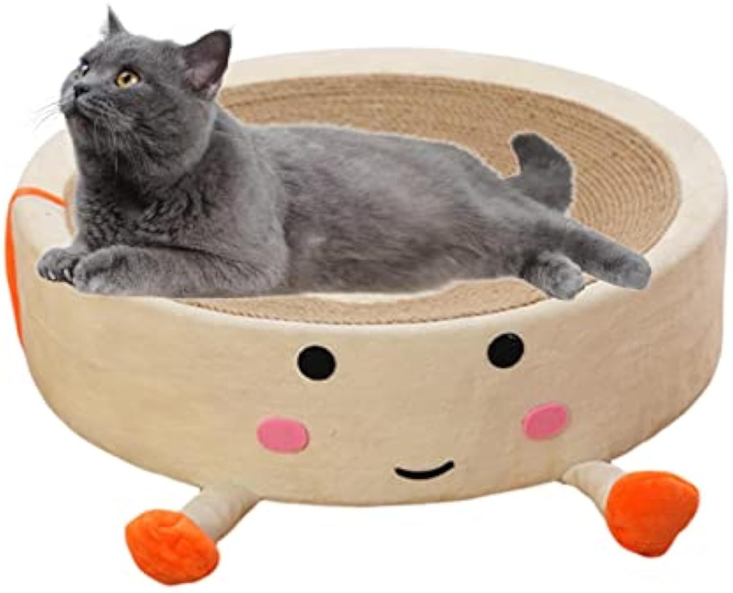 HKM-089555 Natural Sisal Cat Scratching Board and Sleeping Mat - Eco-Friendly, Wear-Resistant Design for Indoor Cats