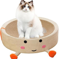HKM-089555 Natural Sisal Cat Scratching Board and Sleeping Mat - Eco-Friendly, Wear-Resistant Design for Indoor Cats