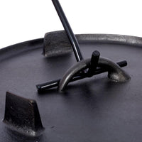 HKM-960467 Portable Deep Cooking Pot with Legs for Campfire and Grill Cooking