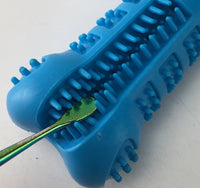 HKM-844051 Bone-Shaped Silicone Dog Toothbrush with 360° Comprehensive Cleaning for Dental Care