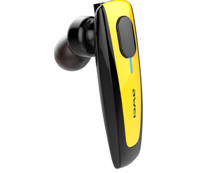 KTX-277779 In-ear Bluetooth Headset with Battery Display and Voice Control, Mono Channel, Dual Ear Support, Available in Yellow, Red, Grey