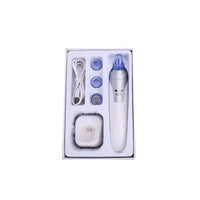 HKM-945875 Rechargeable Electronic Blackhead Remover with 4 Interchangeable Tips and LED Display