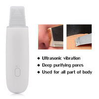 HKM-784979 Ultrasonic Facial Exfoliation Shovel for Home Use - White