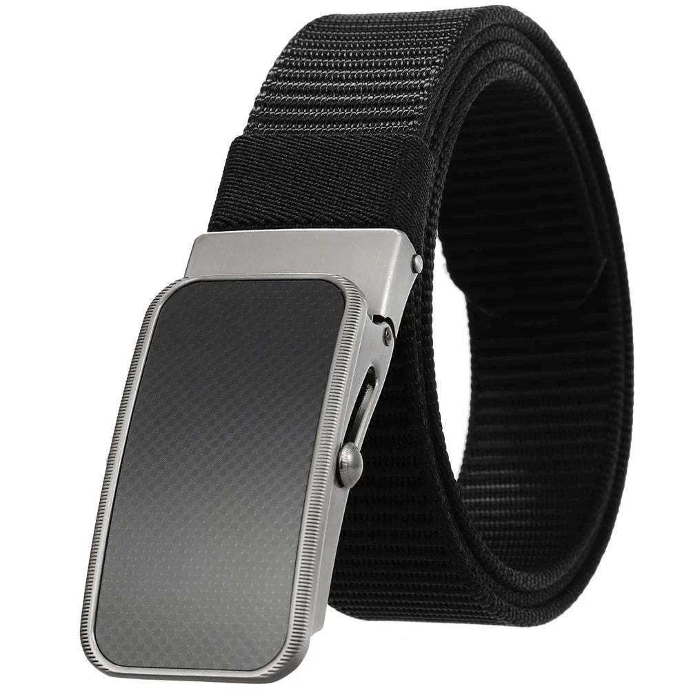 HKM-863827 Nylon Braided Men's Belt - Adjustable and Durable Stylish Accessory