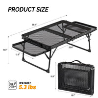 HKM-976275 3ft Portable Black Folding Table for Outdoor Use