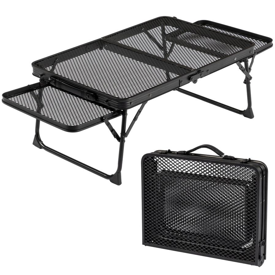 HKM-976275 3ft Portable Black Folding Table for Outdoor Use