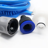HKM-234835 Outdoor Pet Bath Brush with Shower Adapter for Dogs and Cats - 2.5M Silicone Hose
