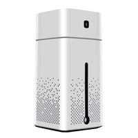 HKM-389331 Columnar USB Humidifier with Essential Oil Diffuser - Quiet Operation, 16-24 Hours Runtime, Ideal for Office and Home Use