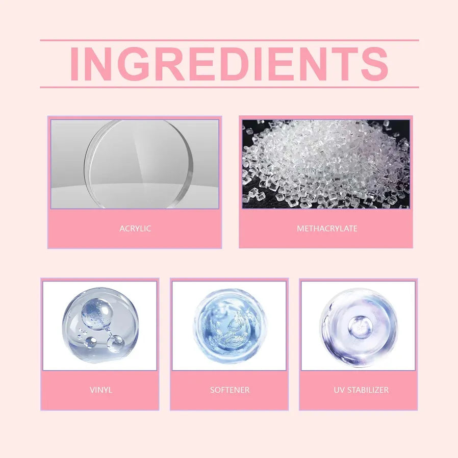 JMT-387082 Silver DIY Tooth Gems Kit with Adhesive and UV Light for Unique Teeth Art