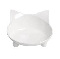 HKM-694035 Non-Slip Shallow Cat Feeding Bowl | BPA-Free Melamine Pet Dish for Cats and Small Animals