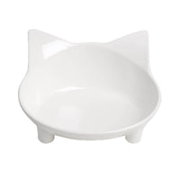 HKM-694035 Non-Slip Shallow Cat Feeding Bowl | BPA-Free Melamine Pet Dish for Cats and Small Animals