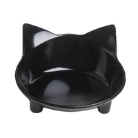 HKM-694035 Non-Slip Shallow Cat Feeding Bowl | BPA-Free Melamine Pet Dish for Cats and Small Animals
