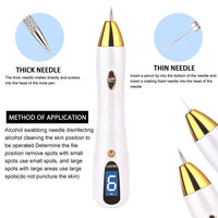 HKM-586067 Deluxe Mole and Skin Tag Remover Pen with Adjustable Settings and LED Display