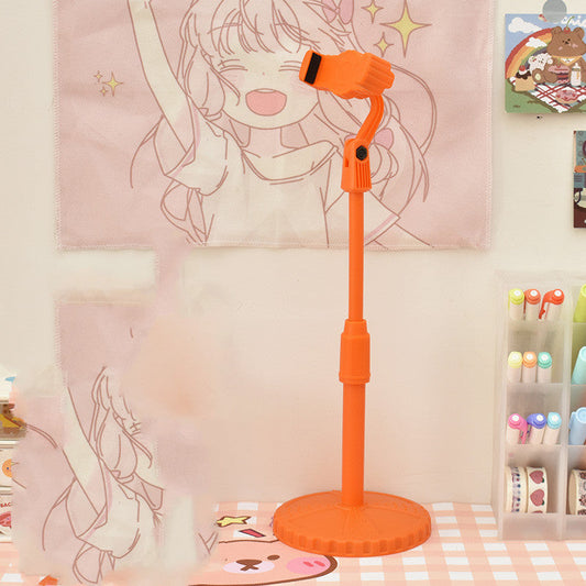 KTX-002963 Retractable Adjustable Desktop Phone Stand with 360-Degree Rotation