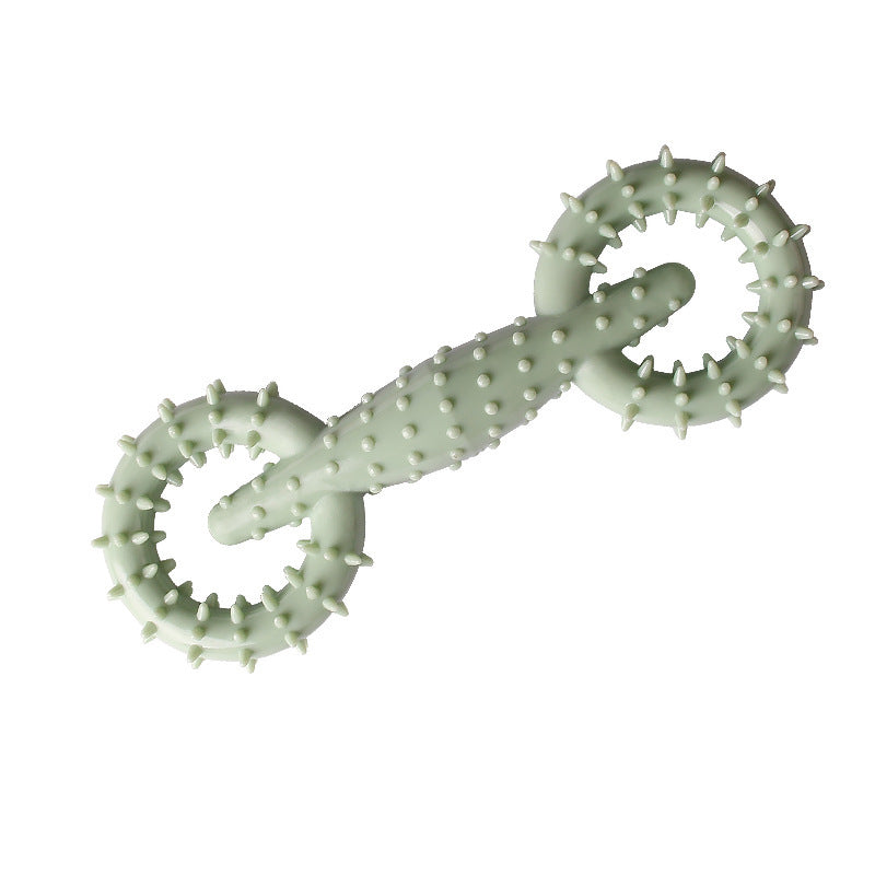HKM-480147 Durable TPR Chew Toy for Dogs - Molar Stick in Blue, Pink, Green