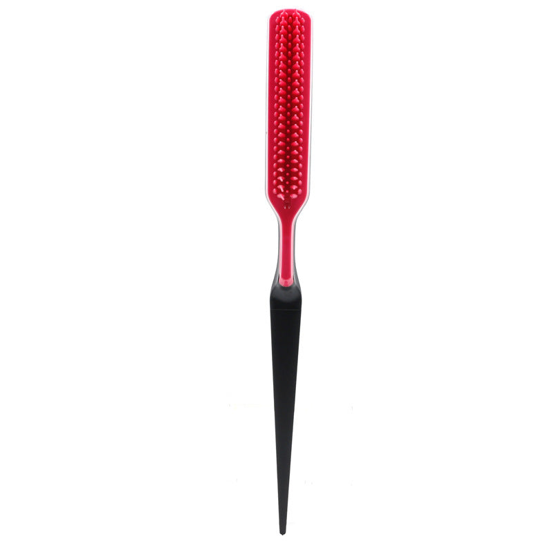HKM-864019 Fluffy Shaped Styling Comb - ABS Material, 20cm, Available in Yellow, Blue, Red, White, Green