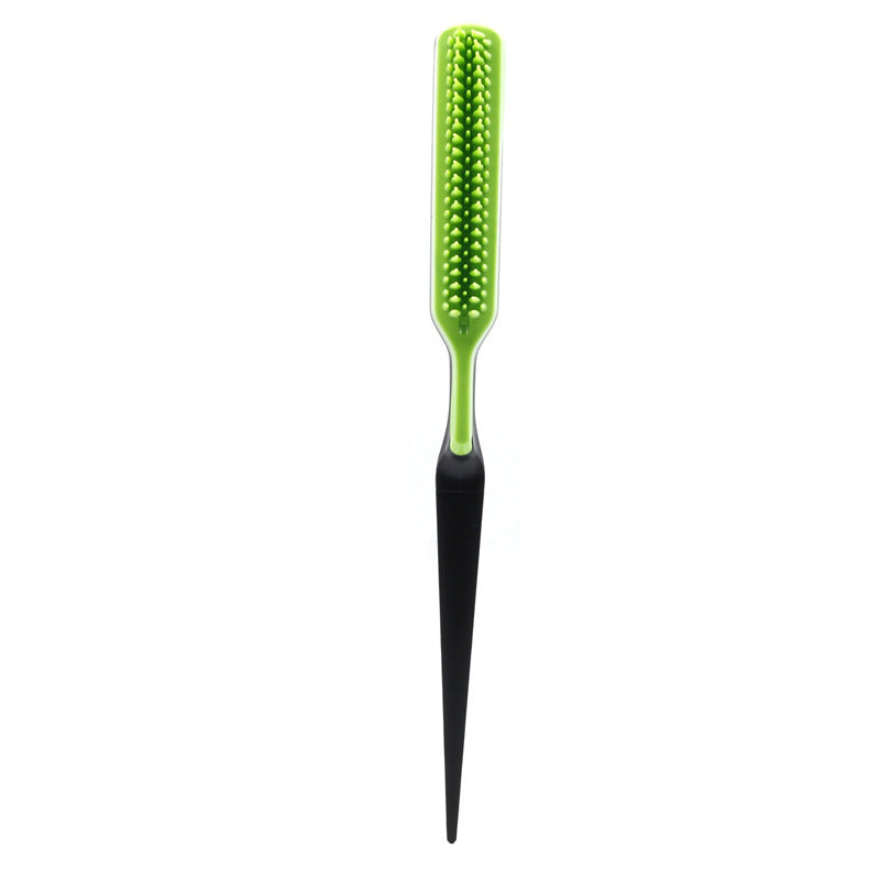 HKM-864019 Fluffy Shaped Styling Comb - ABS Material, 20cm, Available in Yellow, Blue, Red, White, Green