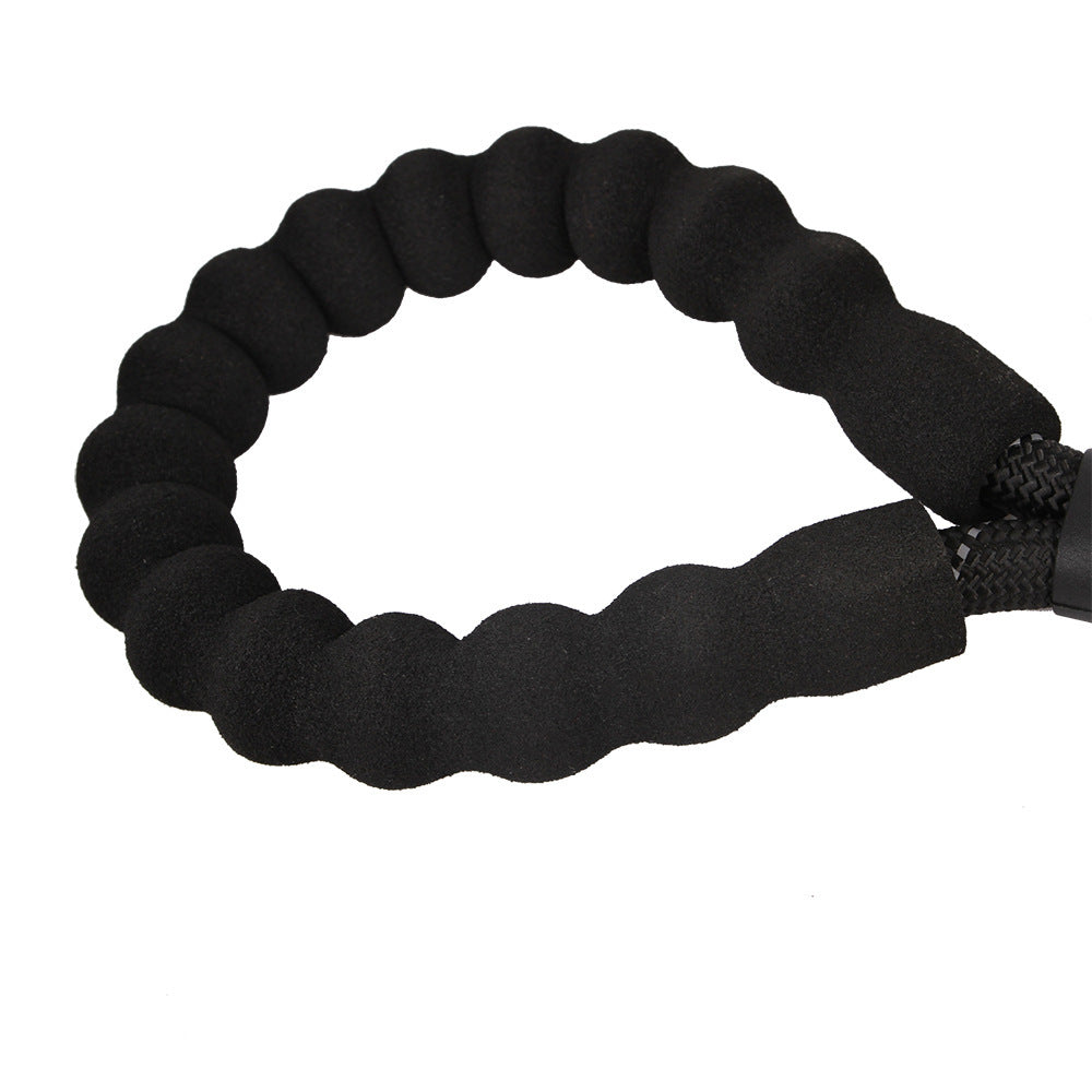 HKM-284371 Durable Nylon Traction Leash for Dogs - One Leash for Three Attachments, Available in Black and Red