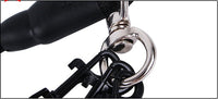 HKM-284371 Durable Nylon Traction Leash for Dogs - One Leash for Three Attachments, Available in Black and Red