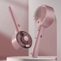 HKM-935315 USB Rechargeable Multifunctional Pet Steam Brush for Dogs and Cats - Defur Comb for Long and Short Hair