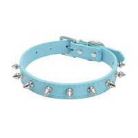 HKM-119059 Durable Anti-Bite Rivet Dog Collar and Leash for Small and Medium Dogs - Multiple Colors Available