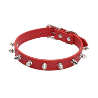 HKM-119059 Durable Anti-Bite Rivet Dog Collar and Leash for Small and Medium Dogs - Multiple Colors Available
