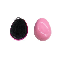 HKM-304339 Smooth Black ABS Massage Comb for Easy Hair Styling