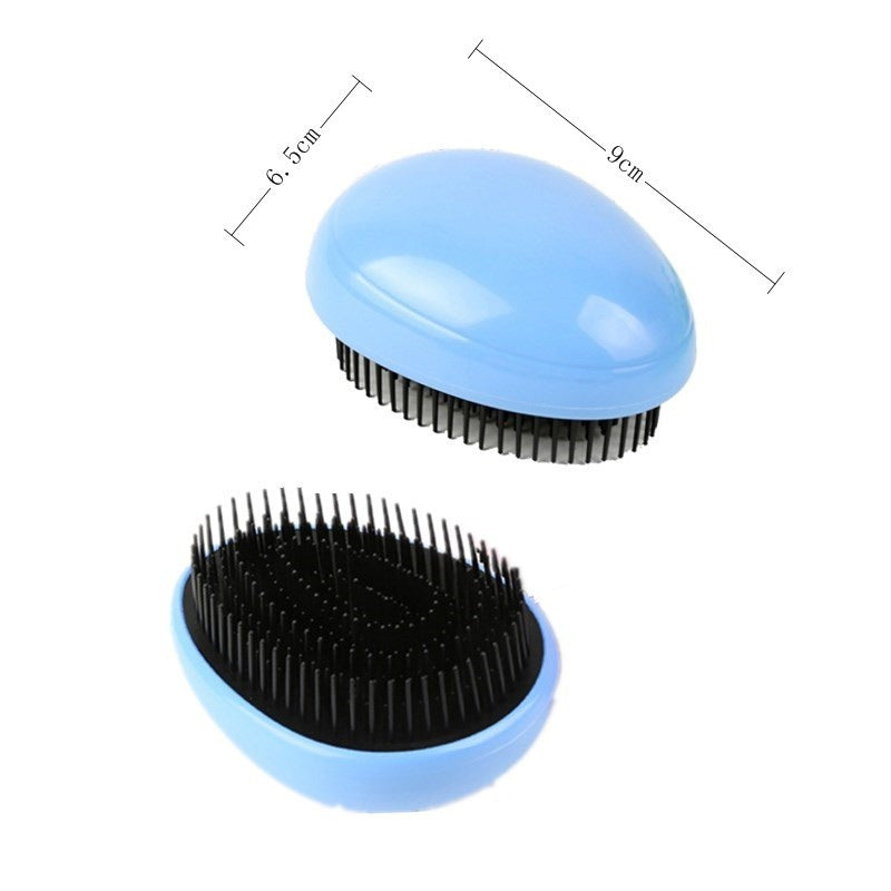 HKM-304339 Smooth Black ABS Massage Comb for Easy Hair Styling
