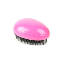 HKM-304339 Smooth Black ABS Massage Comb for Easy Hair Styling