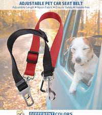 HKM-528403 Adjustable Nylon Pet Safety Belt for Cats and Dogs in Vehicles
