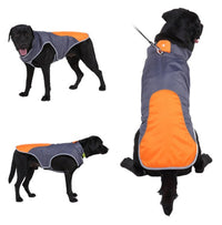 HKM-058323 Reflective Pet Jacket for Dogs ¨C Cotton & Polyester, Casual Windbreaker, Available in Multiple Sizes