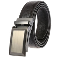 HKM-987155 Men's Automatic Buckle Leather Belt - Model LY33-30016-5