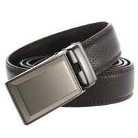 HKM-987155 Men's Automatic Buckle Leather Belt - Model LY33-30016-5