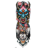 HKM-121299 Waterproof Full Arm Tattoo Sticker - 480*170mm Water Transfer Design