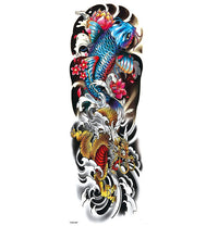 HKM-121299 Waterproof Full Arm Tattoo Sticker - 480*170mm Water Transfer Design