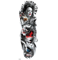 HKM-121299 Waterproof Full Arm Tattoo Sticker - 480*170mm Water Transfer Design