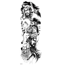 HKM-121299 Waterproof Full Arm Tattoo Sticker - 480*170mm Water Transfer Design