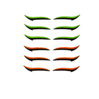 HKM-966099 Natural Eyeliner Stickers - 6 Pairs (12 Stickers) for Effortless Eye Makeup
