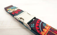 HKM-592787 Colored Pattern Polyester Traction Rope for Collars