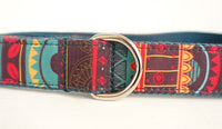 HKM-592787 Colored Pattern Polyester Traction Rope for Collars