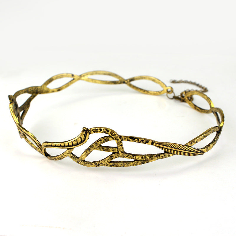 HKM-406099 Hobbit-Themed Alloy Accessories - 17CM + 5CM, Silver and Gold Options
