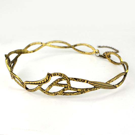 HKM-406099 Hobbit-Themed Alloy Accessories - 17CM + 5CM, Silver and Gold Options